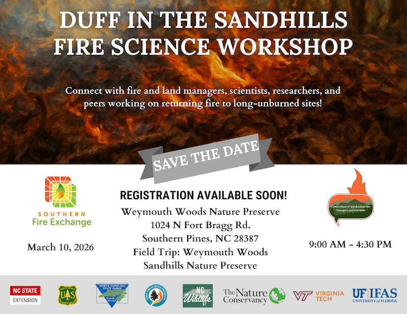 Workshop promotional flier with informational text and partner logos.
